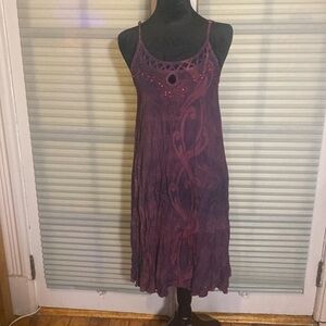 Sun Dress, Wine,‎ FreeSize